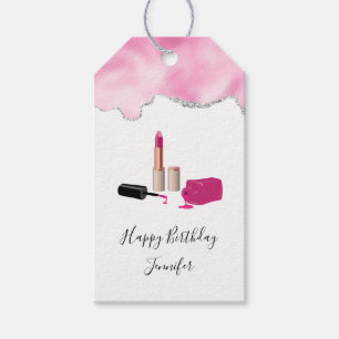 Rosa Glam Lipstick & Nagel Polska Beauty Birthday Presentetikett