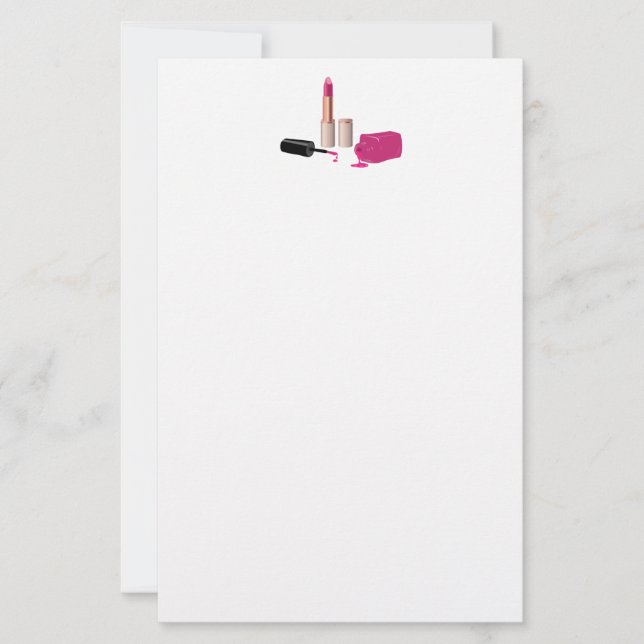 Rosa Glam Lipstick & Nagel polska Beauty Thmet (Framsida)