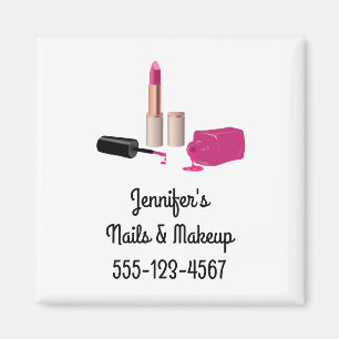 Rosa Glam Lipstick & Nagel polska Beauty Thmet Magnet
