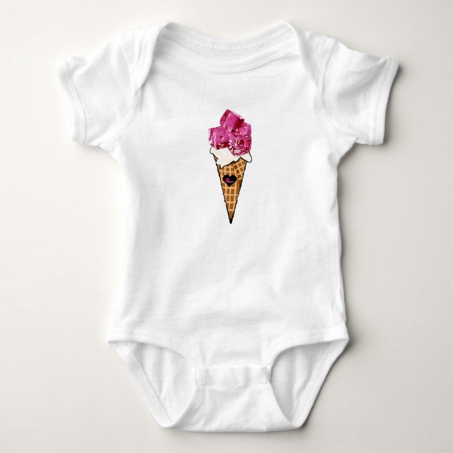 Rosa glasskotteskjorta t-shirt (Framsida)