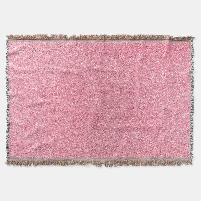 Rosa glitter, abstrakten struktur vid jul. filt (Framsidan)