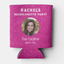 Rosa Glitter Bacherolette-partiets favoritfoto