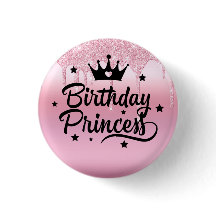 Rosa Glitter ’Birthday Princess’