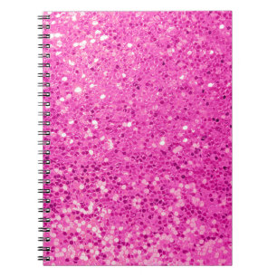 Rosa Glitter Bling Anteckningsbok