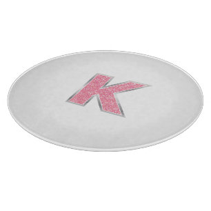 ROSA GLITTER BREV K
