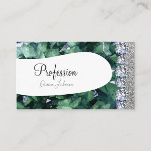 Rosa Glitter Chic Guld Artist Ro Guld Business Visitkort