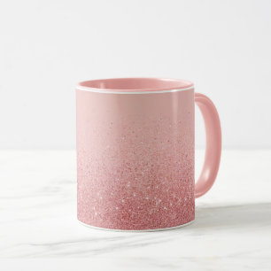 Rosa Glitter Combo Mugg