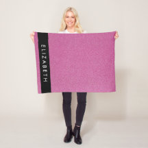 Rosa Glitter, Glitter, bakgrund, ditt namn
