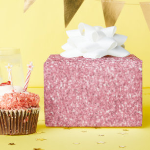 Rosa Glitter Glitz Unicorn Gnistra   Presentpapper