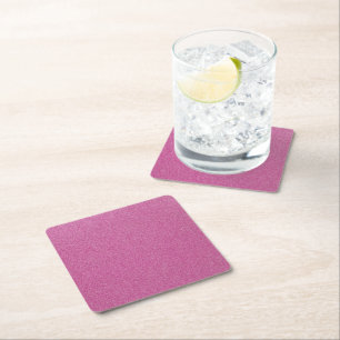 Rosa Glitter, Gnistra, Glitter Underlägg Papper Kvadrat
