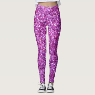 Rosa Glitter Leggings