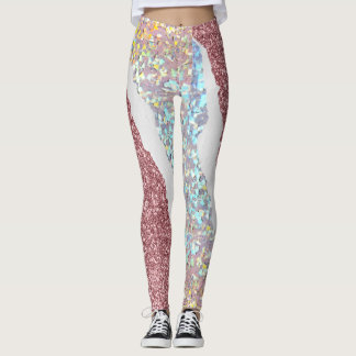 Rosa Glitter Leggings