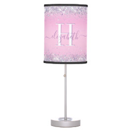 Rosa Glitter Monogram