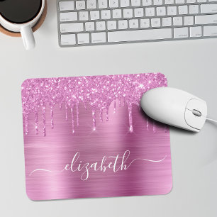 Rosa Glitter Monogram-musmatta Musmatta