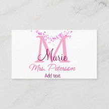 Rosa glitter-monogramlärare, Modern gi