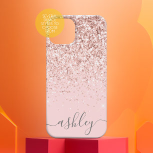 Rosa Glitter Mönster och giglister namn