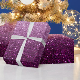 Rosa Glitter Mönster Presentpapper