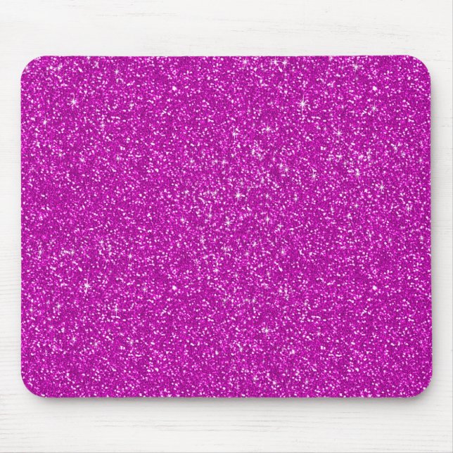 Rosa Glitter Mönster Struktur Musmatta (Framsidan)