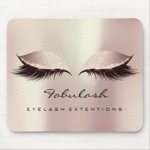 Rosa Glitter Namn Beauty Lash Makeup Musmatta