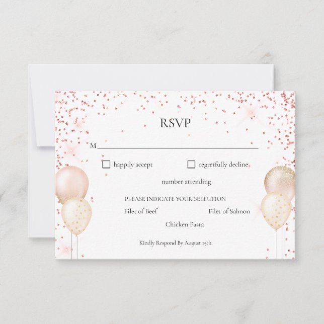 Rosa Glitter OSA Special OccupCard Kort (Framsida)