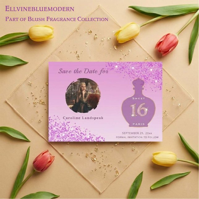 Rosa Glitter Paris Fragrance Studio Sweet 16 Spara Datumet (Sparkling Pink elegance for your Sweet 16!
Shop our Blush Fragrance Collection.
)