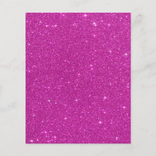 Rosa glitter-skräpboksbakgrund papper (Framsida)