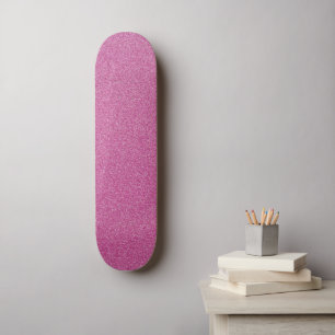Rosa Glitter, Sparkly, Glitter Mini Skateboard Bräda 18,5 Cm