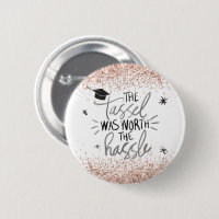 Rosa Glitter Tassel Worth of the Hassle Studenten
