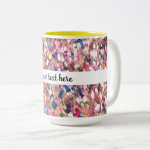 Rosa glitter