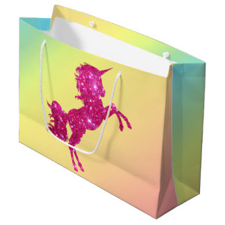 Rosa Glitter Unicorn