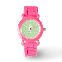 Rosa Glitter Watch Feure Garden Girls Flower