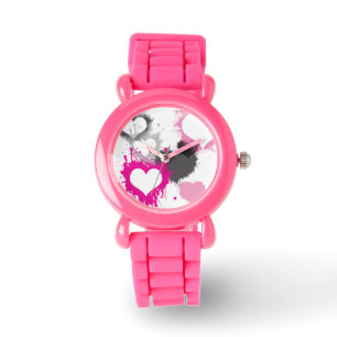 ROSA GLITTER WATCH - JEWELRY - HEARTS - GIFTS ARMBANDSUR