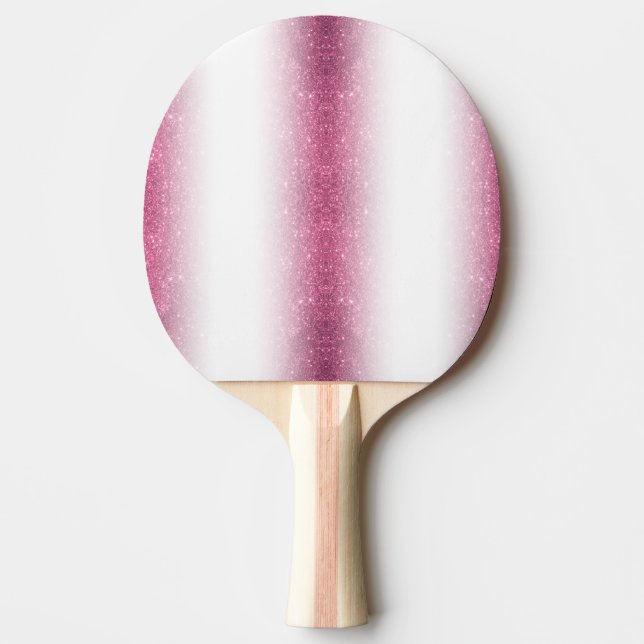 Rosa glittergnist fancy glamour – Kuvertlinje Pingisracket (Framsidan)