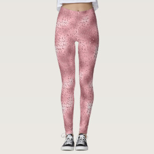 Rosa Glitzy Cheetah Print Leggings