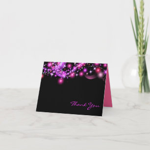 ROSA GLOWING STARS Viktad tackkort