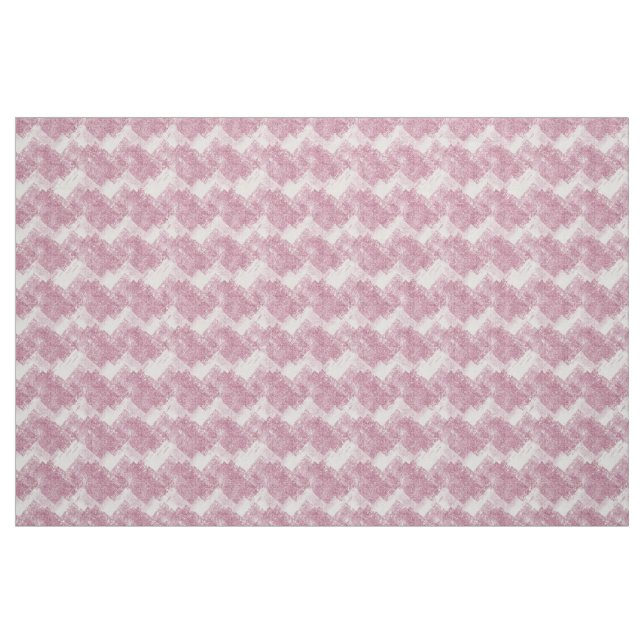 Rosa gnistor på vitt. tyg (Fat Quarter)