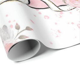 Rosa Gnistra Elephant Wrapping Papper Presentpapper