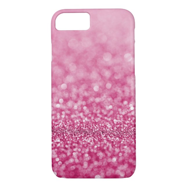 Rosa Gnistra Glitter Cover Case-Mate iPhone Skal (Baksida)