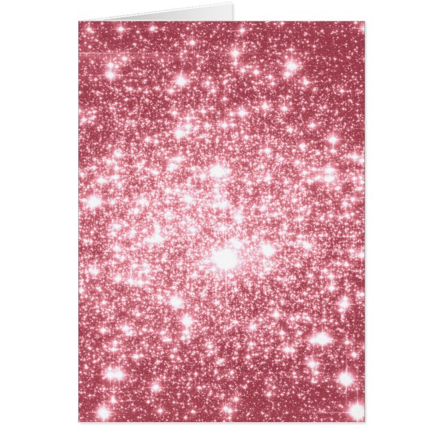 Rosa Gnistra Hälsningskort (Framsidan)