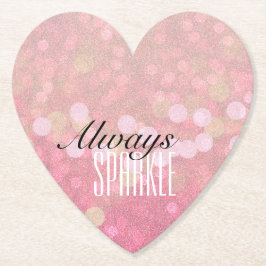 Rosa Gnistra Underlägg Papper