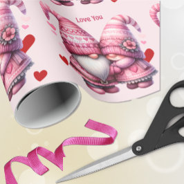 Rosa Gnome Valentine par Presentpapper