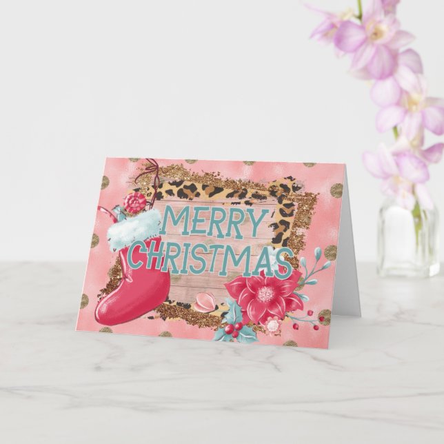 Rosa God Jul  Kort (Orkide)