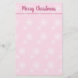 Rosa God jul Stationery Brevpapper