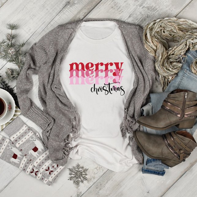 Rosa God jul T Shirt (Skapare uppladdad)