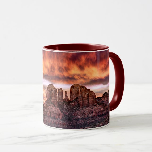 Rosa God morgon Glory Mugg (Framsida höger)