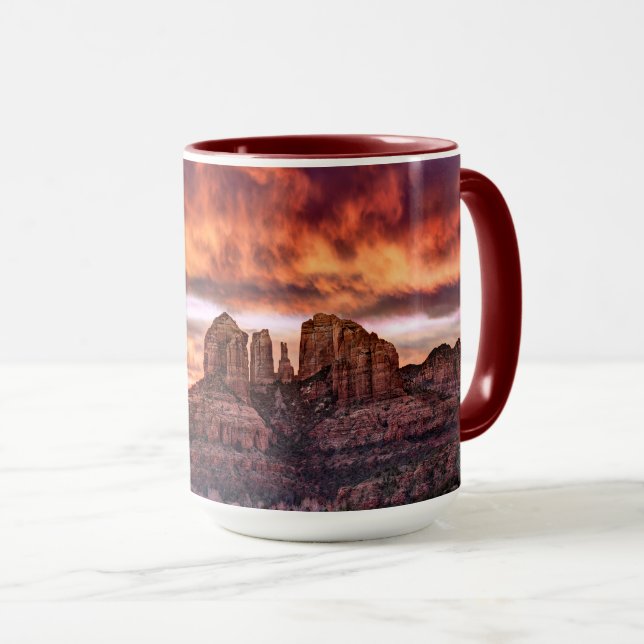 Rosa God morgon Glory Mugg (Framsida höger)