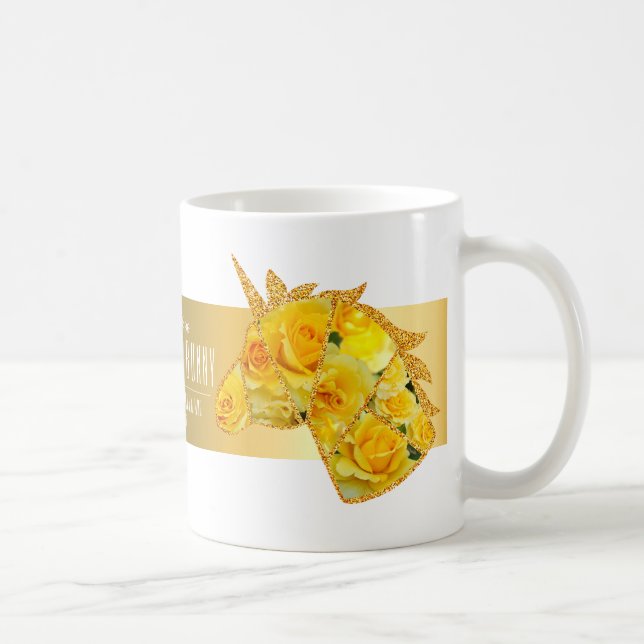 Rosa Gold Bunny Kaffemugg (Höger)