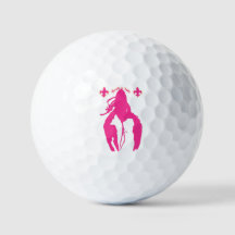 Rosa Golf Boll