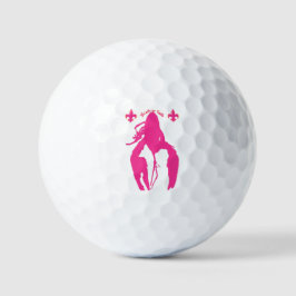 Rosa Golf Boll