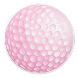Rosa Golf Boll Design Knopp